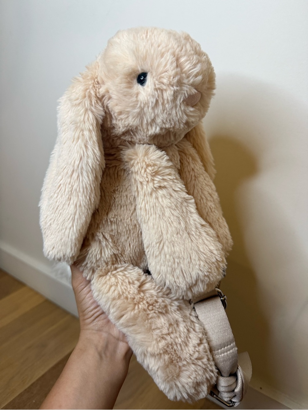Jellycat Smudge Rabbit Bunny Backpack Authentic - Picture 2 of 8